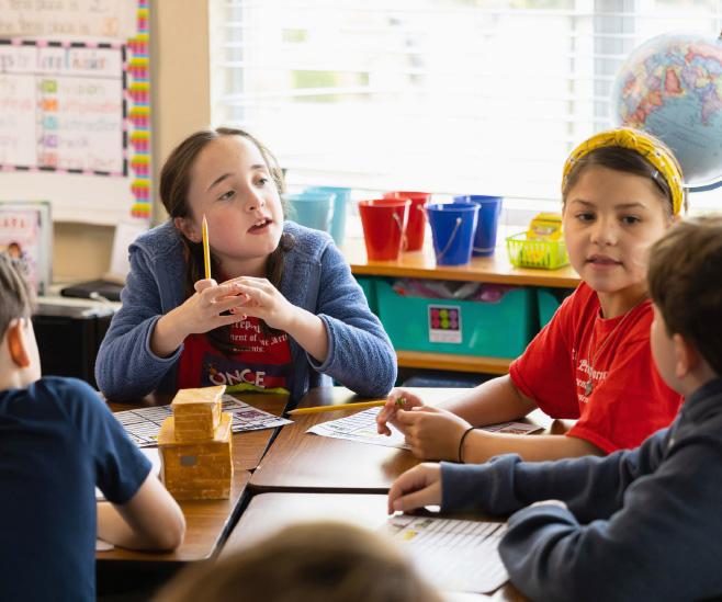 honoring the story of childhood We know the earliest chapters of a child's life are among the most important and influential. Our PreK-8 model celebrates every formative moment, beginning with our Early School’s Montessori commitment to independent and impassioned learning. Here, students are allowed to be children a little longer and empowered to be leaders a little sooner. Then they graduate confident, compassionate, and prepared to go anywhere from here.